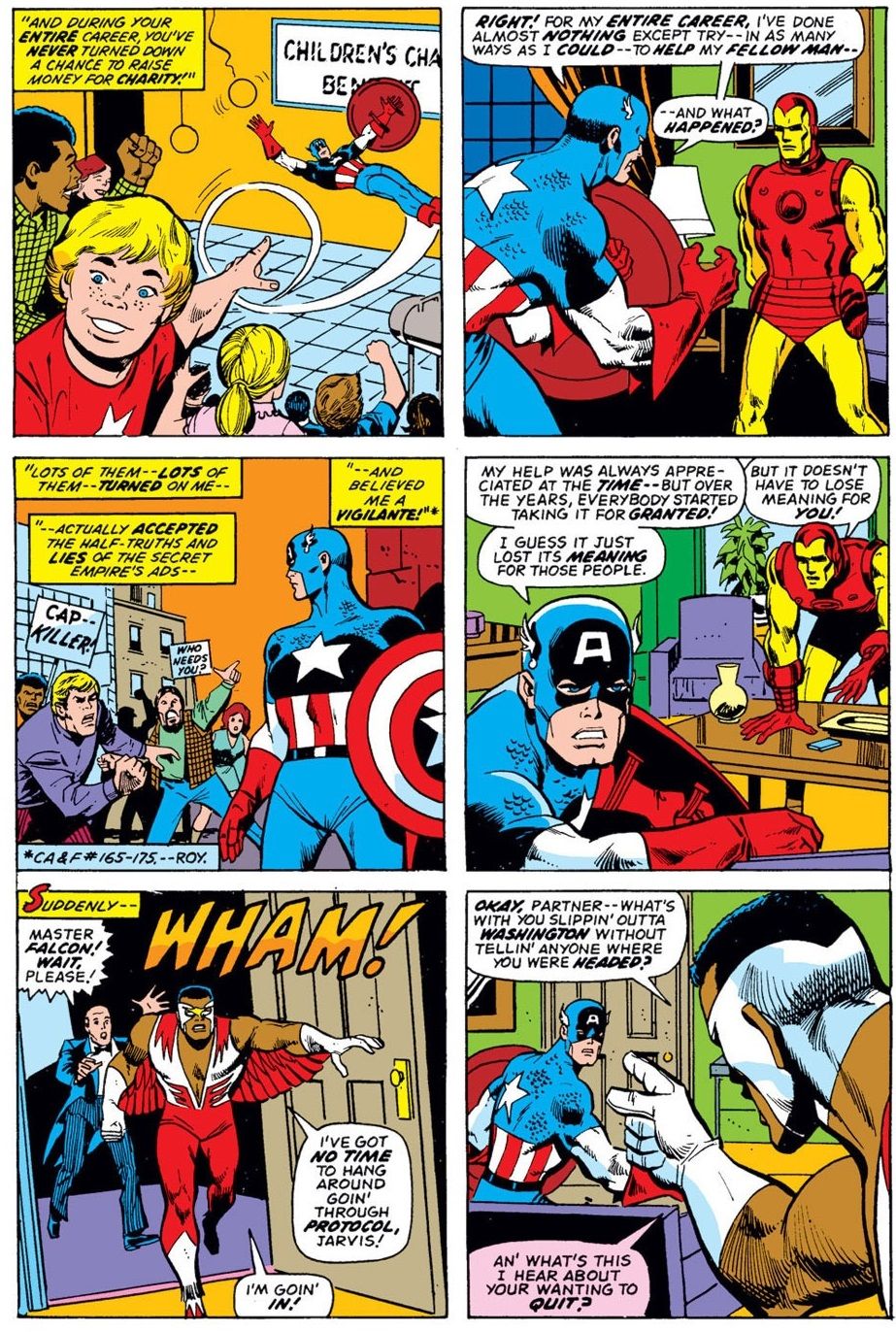 50 лет назад Соединенные Штаты Америки вынудили Капитана Америку уйти из игры