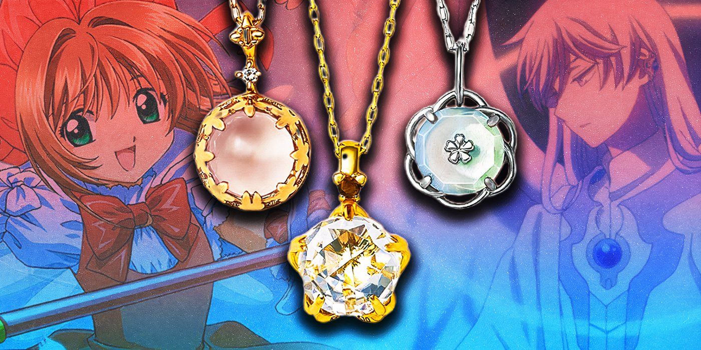 Sakura and Yue from Cardcaptor Sakura with official take-up necklaces