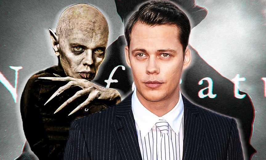 Nosferatu Star Used a Book on Demonic Sexual Awakening to Prepare for the Film Bill Skarsgård as Count Orlok in Nosferatu