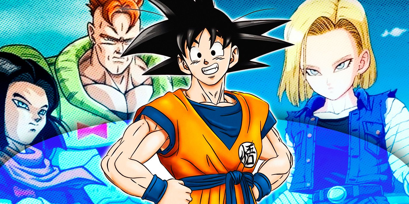 Dragon Ball Reveals Color Akira Toriyama Goku & Android Artwork in Dramatic '90s Style