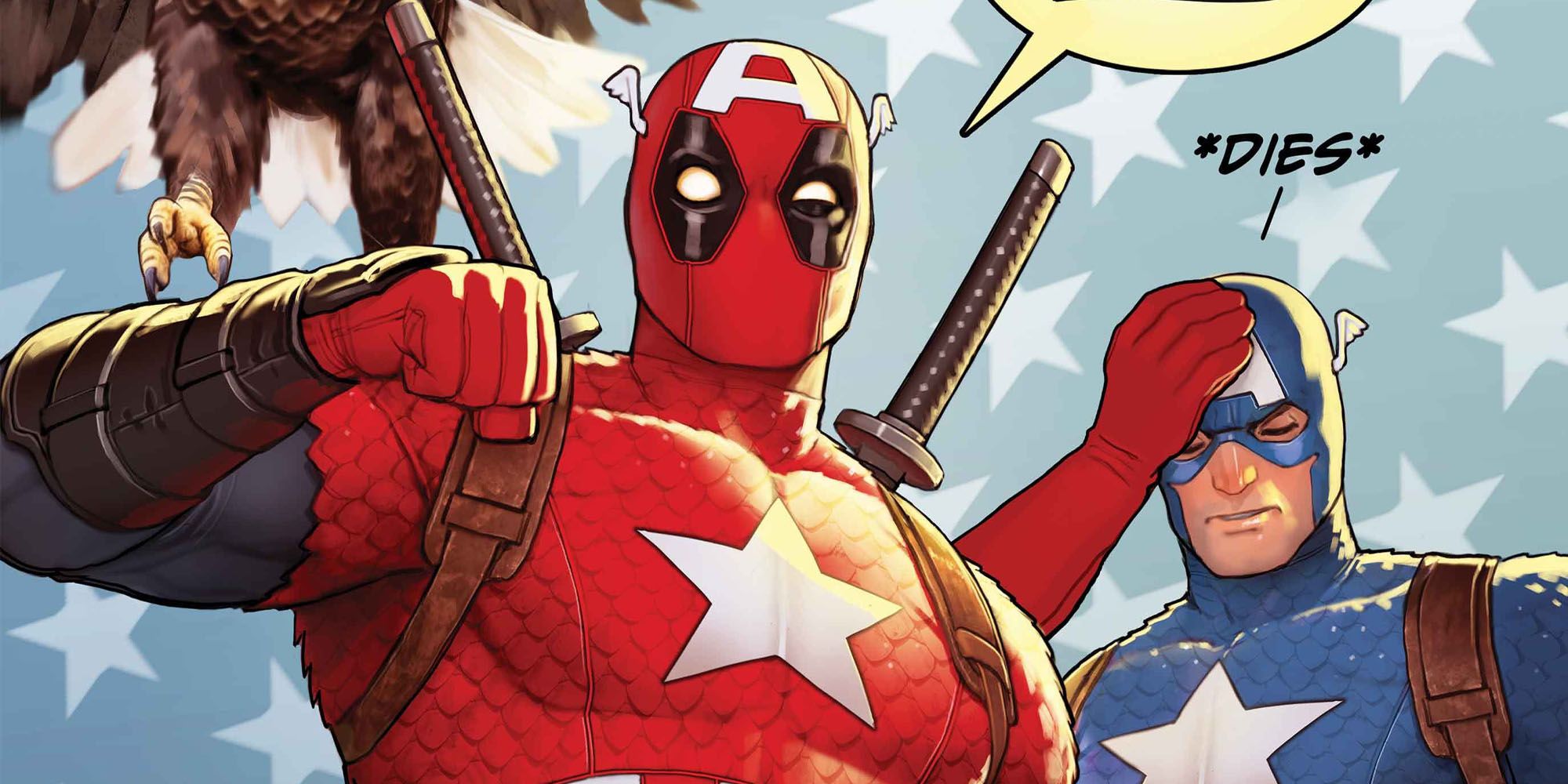 Deadpool Kills the Marvel Universe Captain America Cover