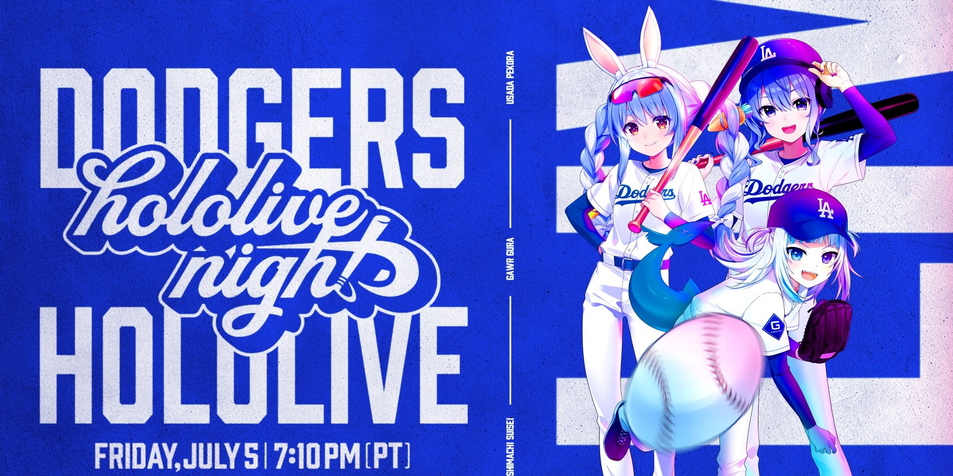 World's Biggest VTubers hololive Take Over LA's Dodger Stadium This July