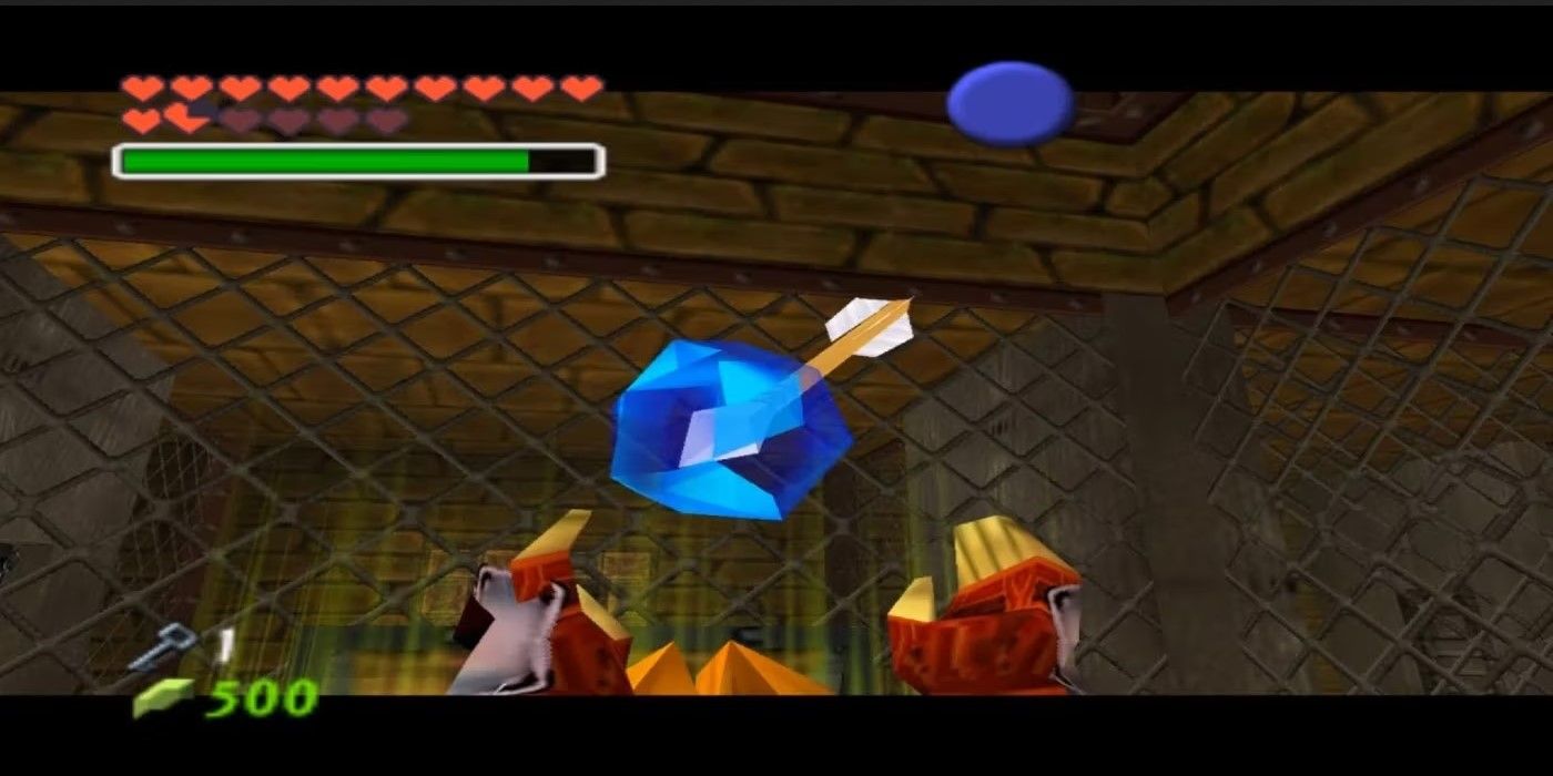 Link finally acquires the Ice Arrows from the Gerudo Training Grounds in The Legend of Zelda: Ocarina of Time.