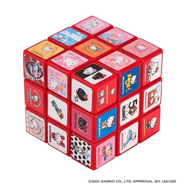 Sanrio Releases Hello Kitty Rubik's Cube With Artwork Spanning 50 Years