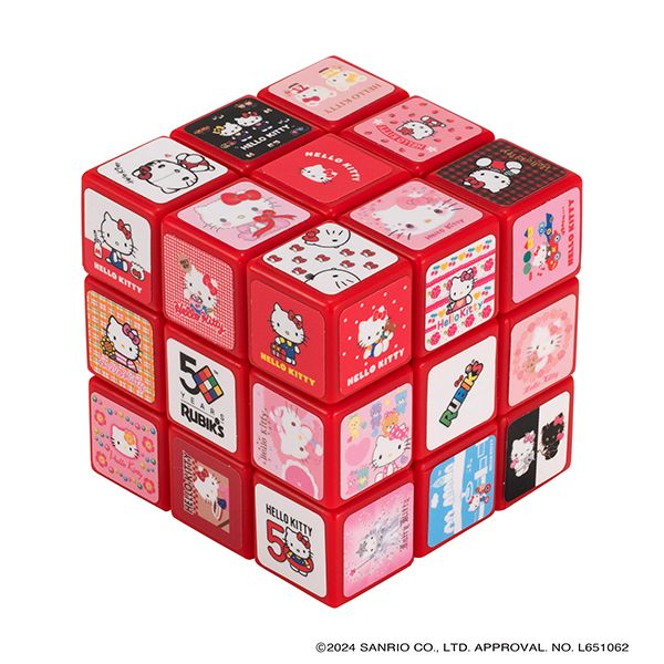 Sanrio Releases Hello Kitty Rubik's Cube With Artwork Spanning 50 Years