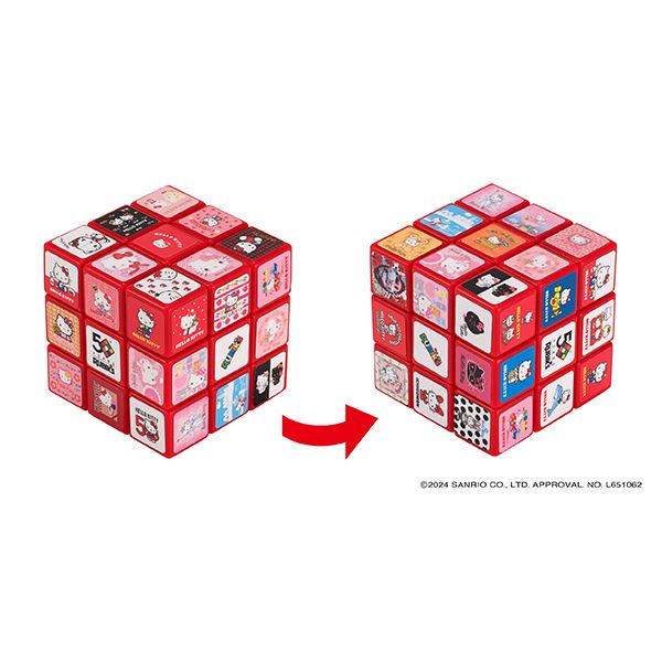 Sanrio Releases Hello Kitty Rubik's Cube With Artwork Spanning 50 Years