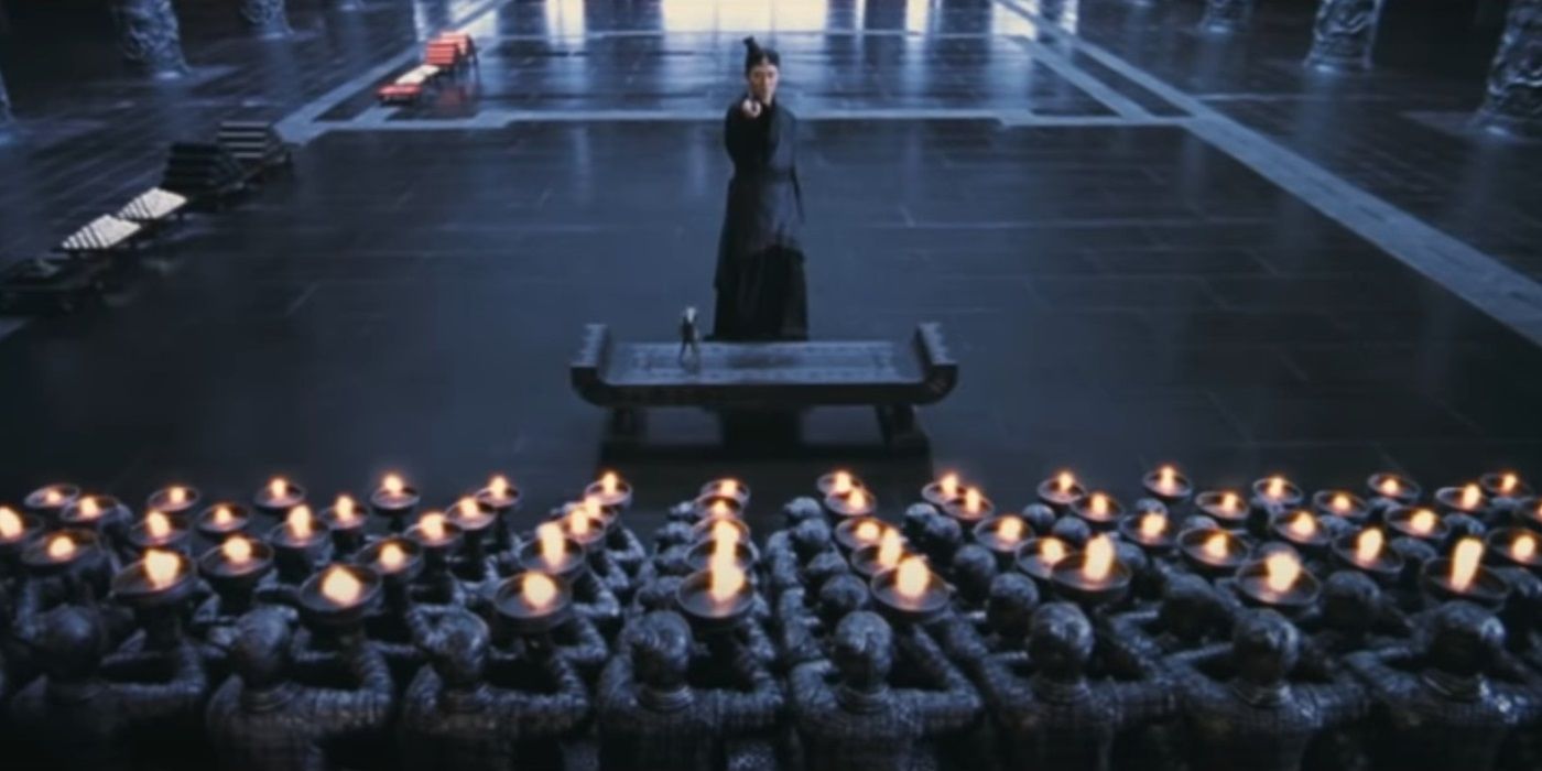 Jet Li in Zhang Yimou's Hero 2002