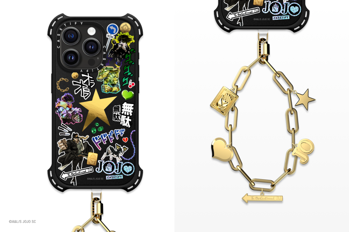 JoJo's Bizarre Adventure Gets First-Ever CASETiFY Tech Accessory Collection