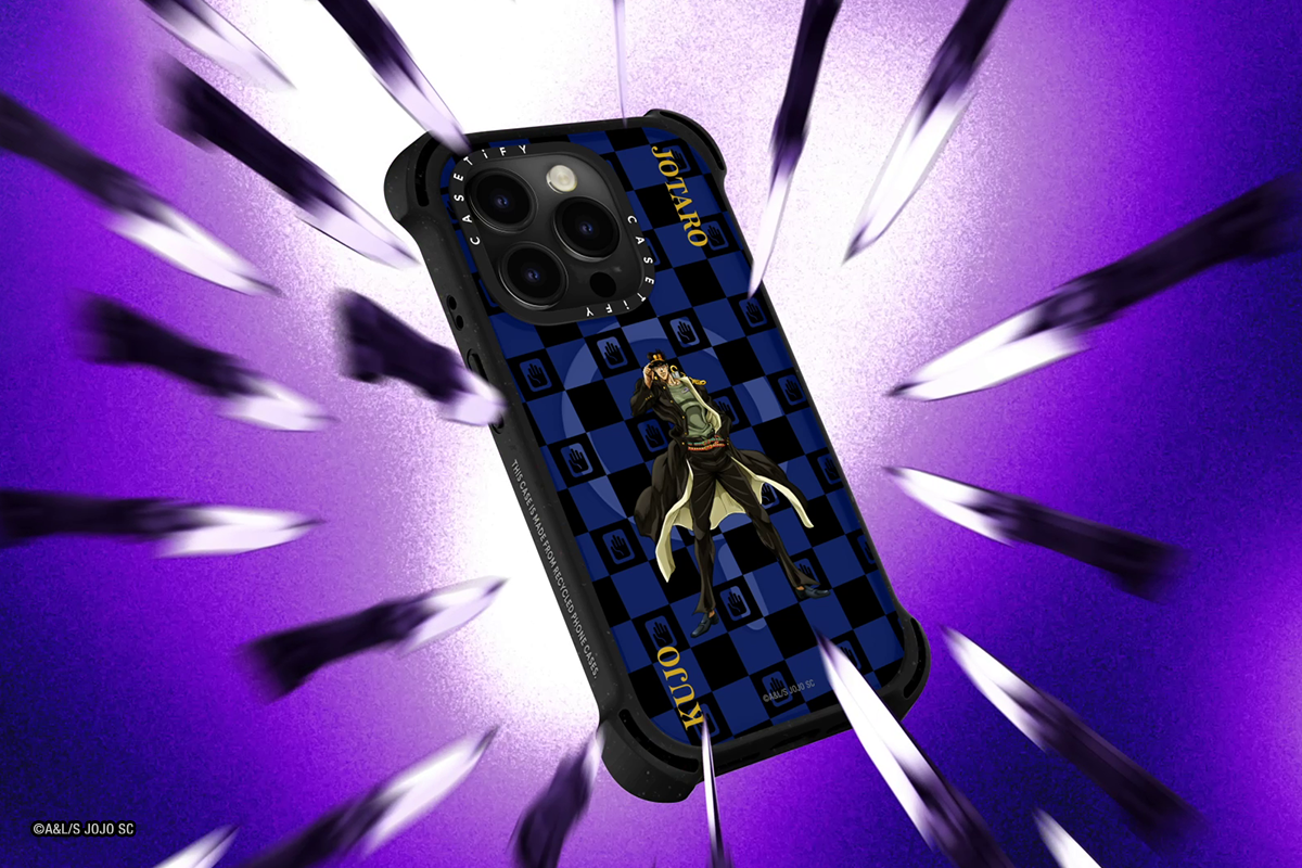 JoJo's Bizarre Adventure Gets First-Ever CASETiFY Tech Accessory Collection