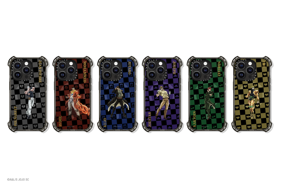 JoJo's Bizarre Adventure получает первую коллекцию технических аксессуаров CASETiFY