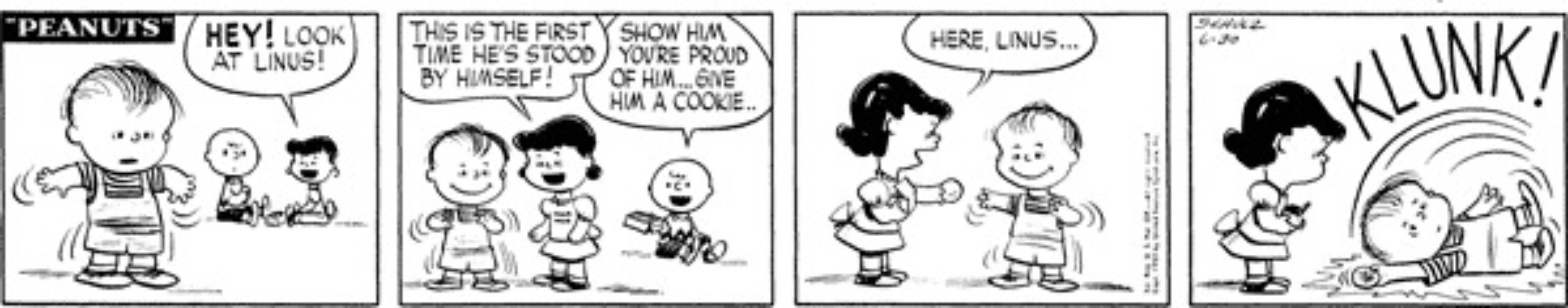 Linus è ancora un bambino