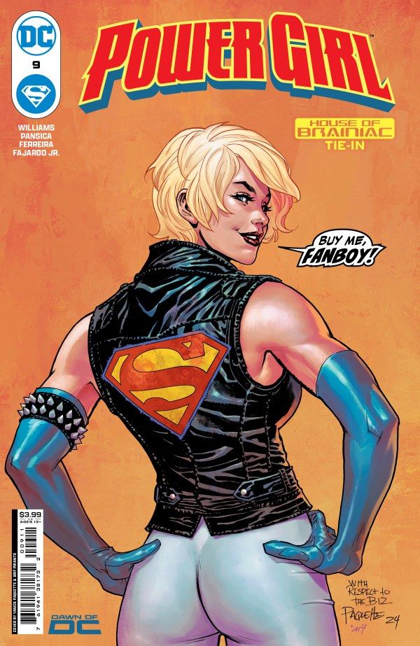 Power Girl #9 cover.