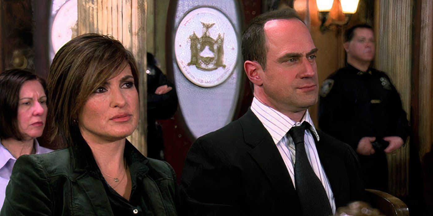 Christopher Meloni nombra ley y orden favorita: escena SVU con Mariska Hargitay