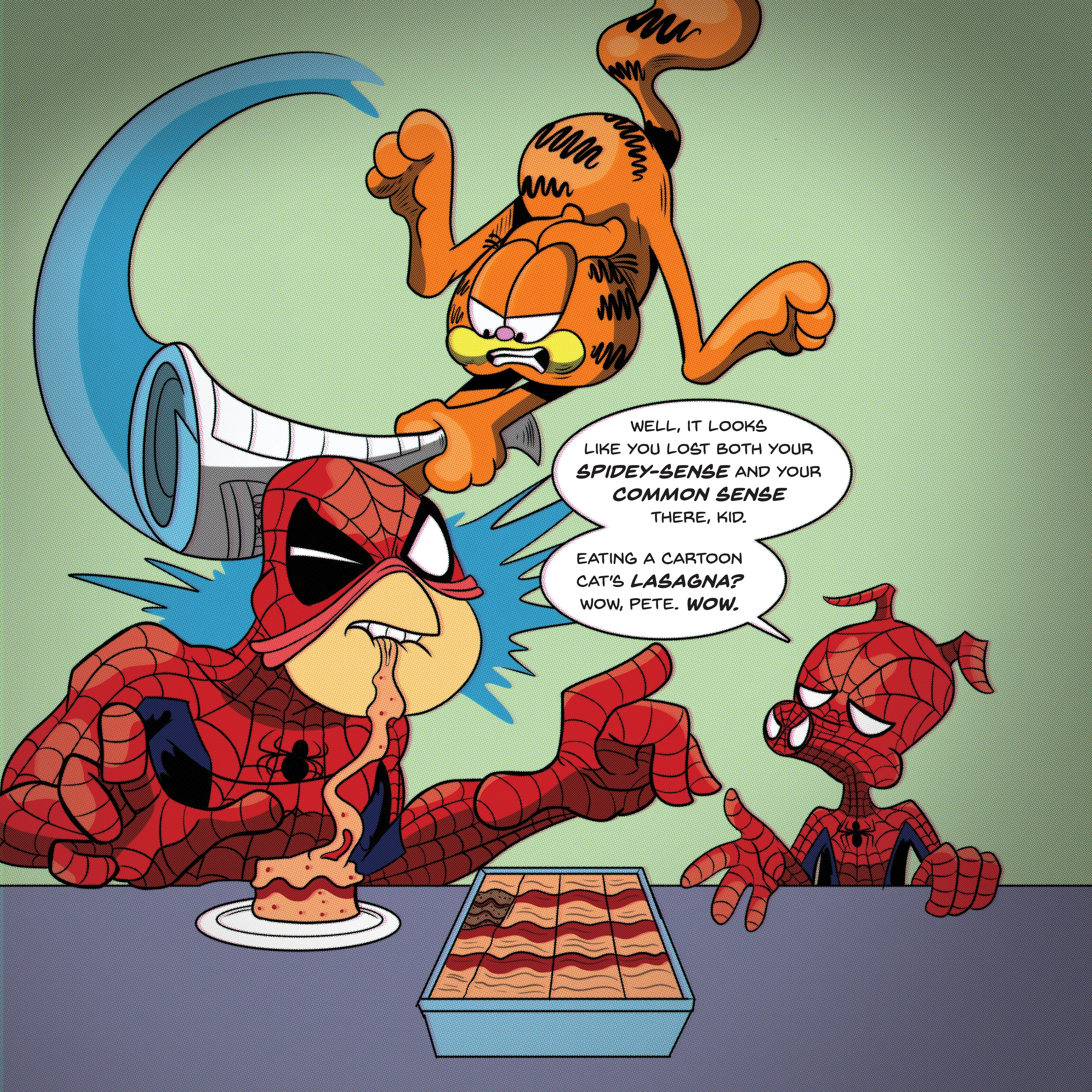 Line it is Drawn: Garfield Meets the Comic Book World