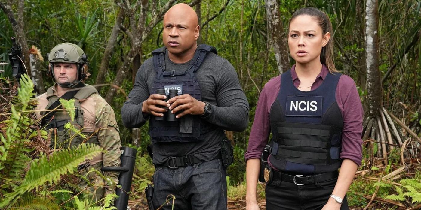 LL Cool J as Sam Hanna and Vanessa Lachey as Jane Tennant on NCIS_ Hawai'i