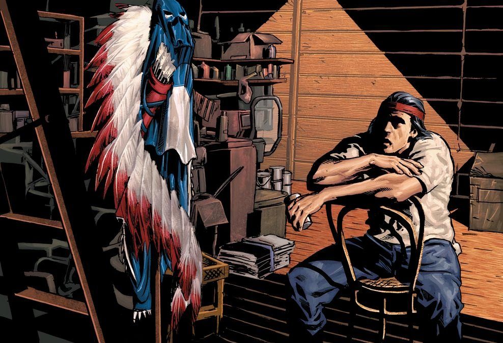 American Eagle Doesn't Need Captain America's Powers