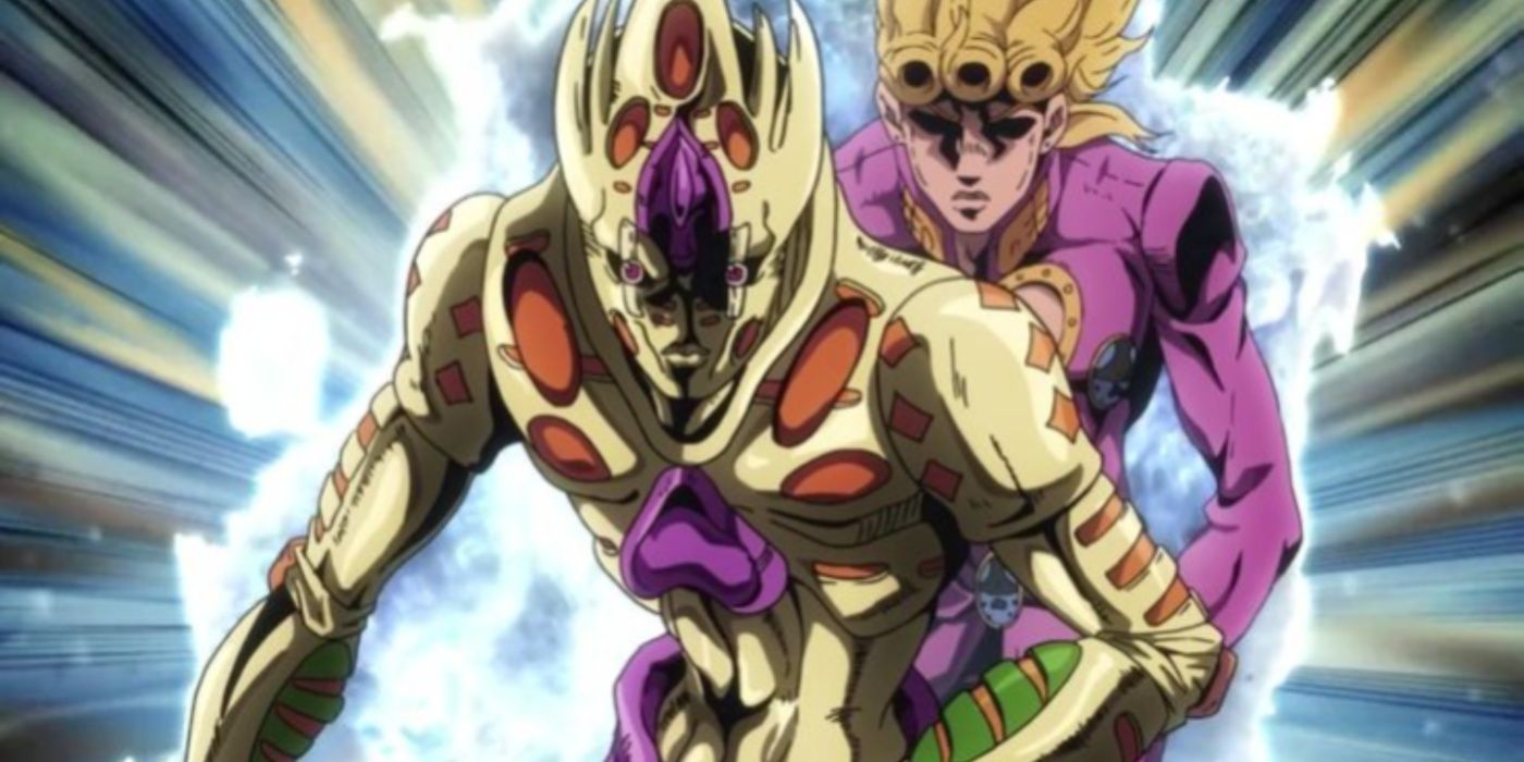 Giorno Giovanna activates Gold Experience Requiem while dead in JoJo's Bizarre Adventure: Golden Wind.