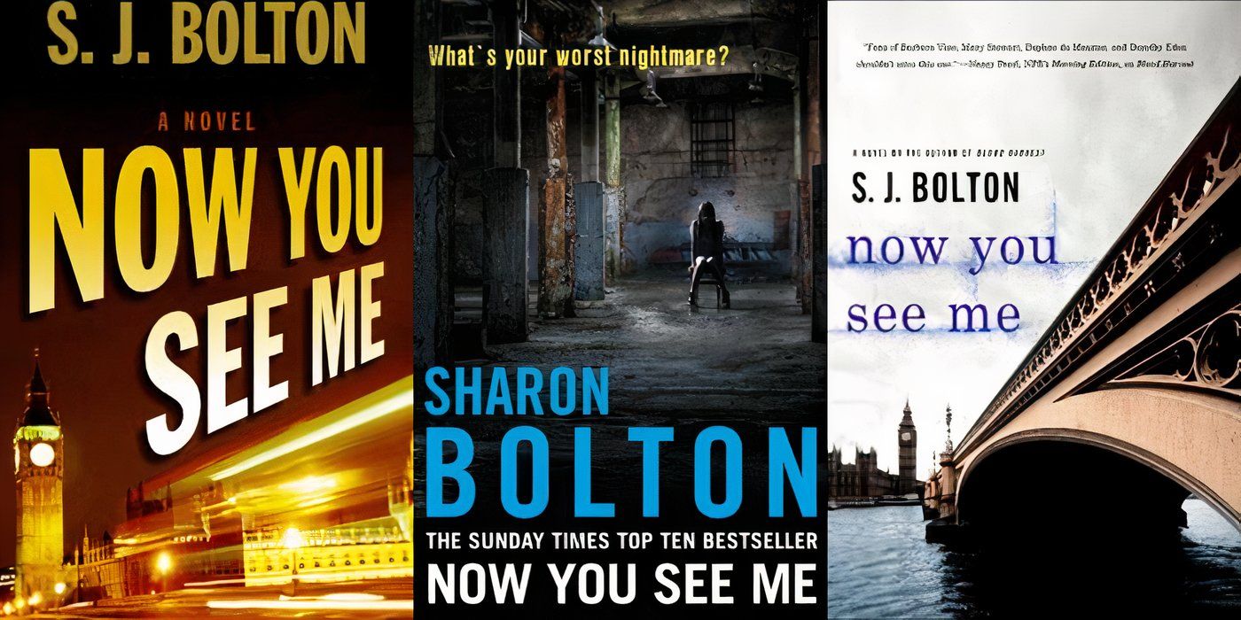 Capas do livro Agora você me vê, de Sharon Bolton