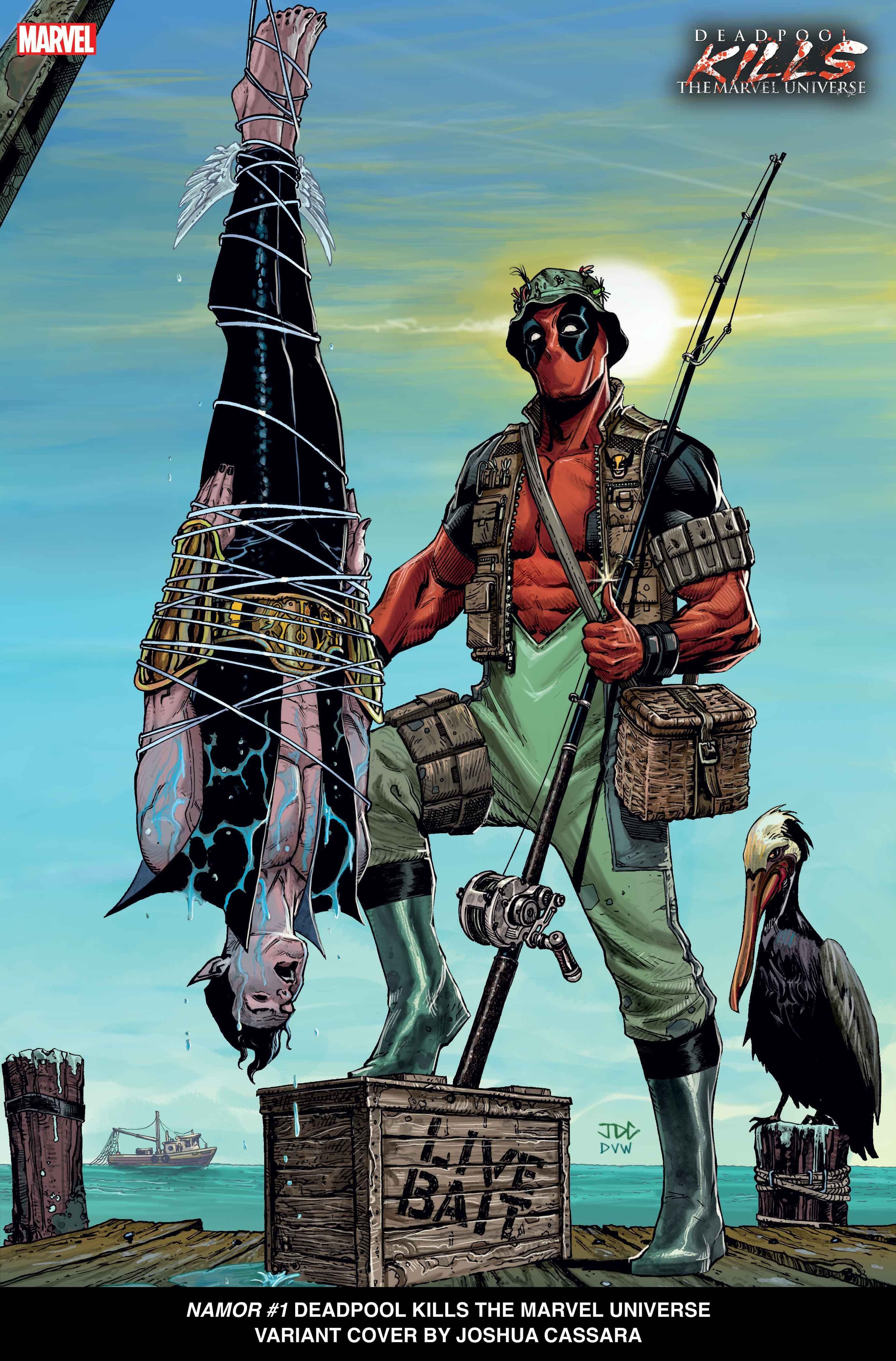 NAMOR #1 Deadpool Kills the Marvel Universe Variant Cover by Joshua Cassara