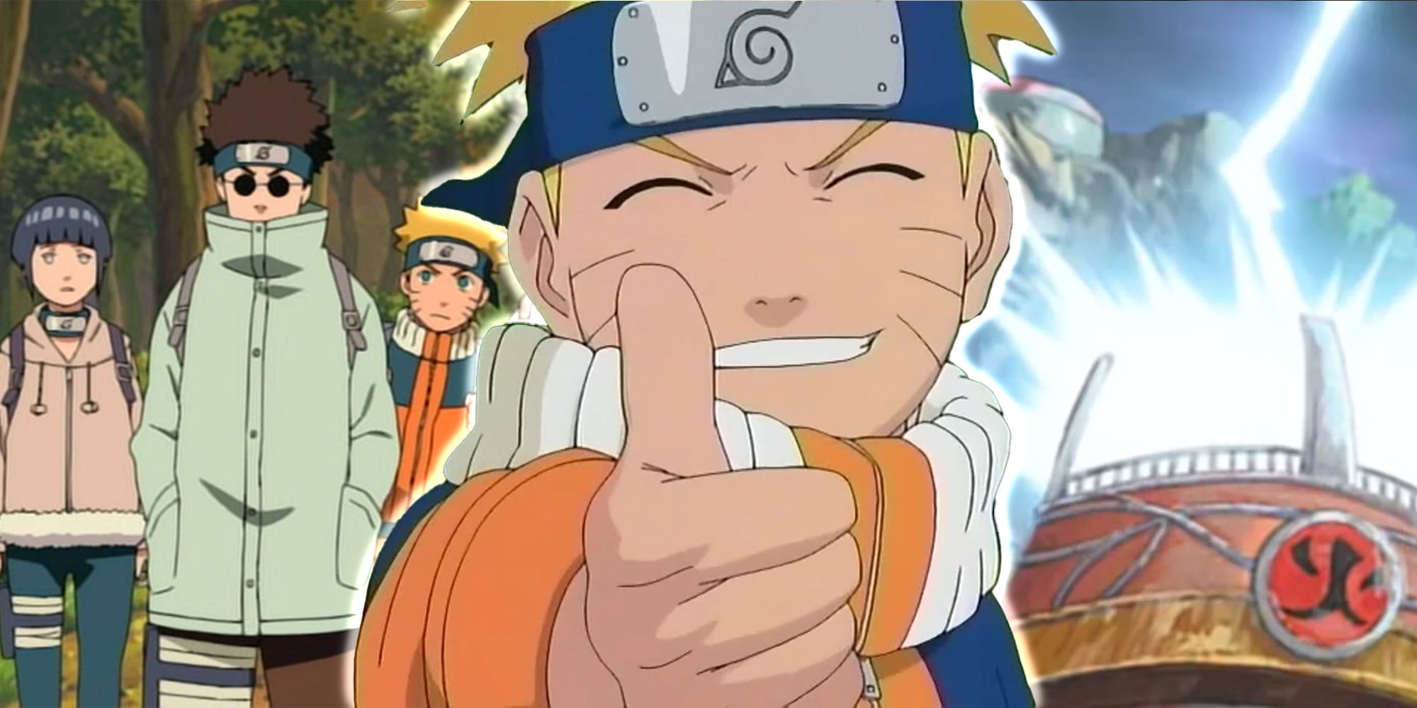 Naruto filler episode split image 