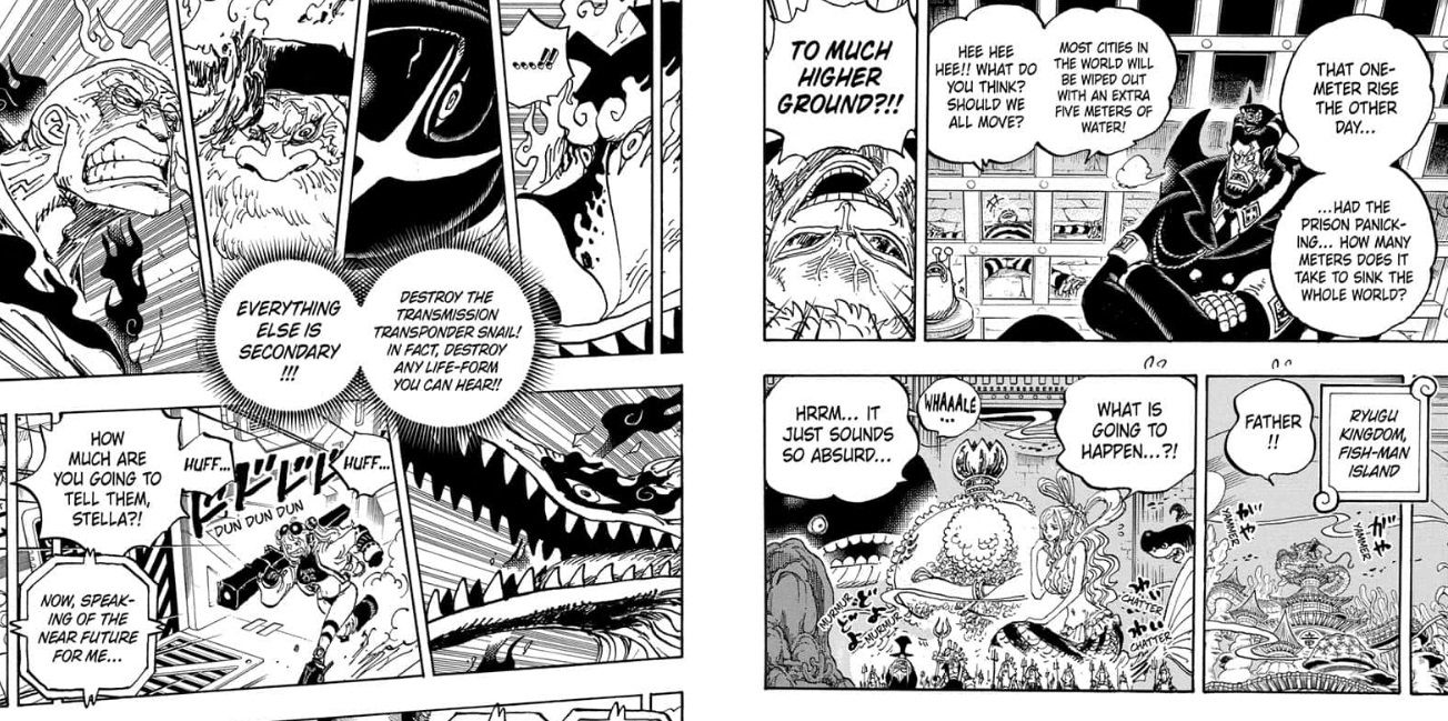 REVIEW: One Piece Chapter 1,114 Brings the Action To a Screeching Halt With a Dire Environmental Threat