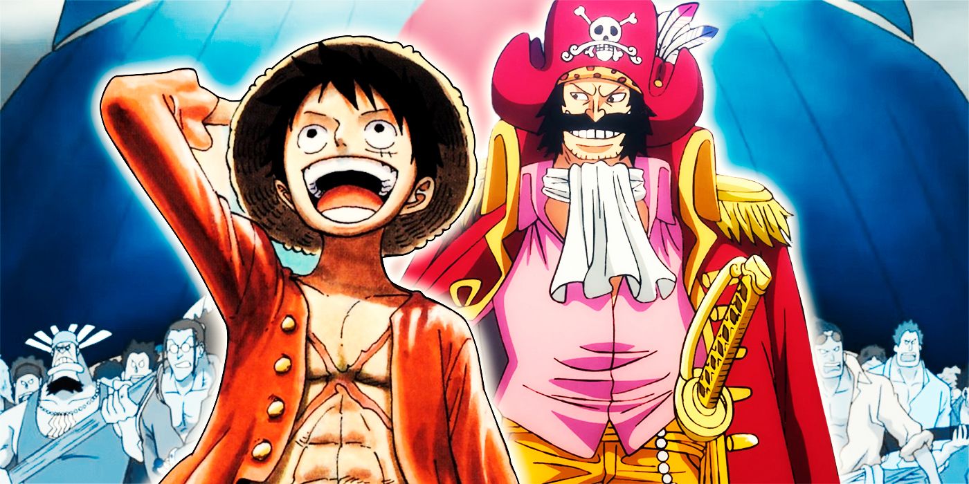 One Piece' Gol D. Roger and Monkey D. Luffy