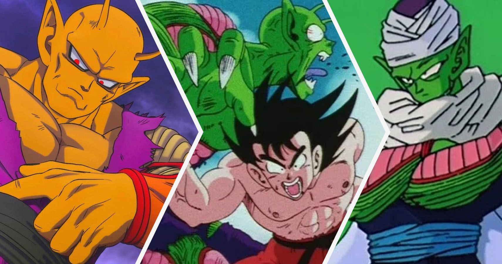 Orange Piccolo, Goku vs Piccolo, and Piccolo on Namek