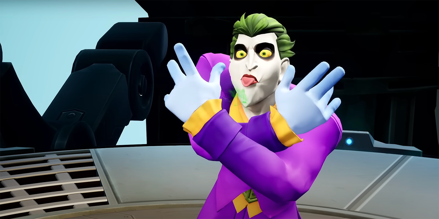Joker MultiVersus gameplay trailer screenshot.