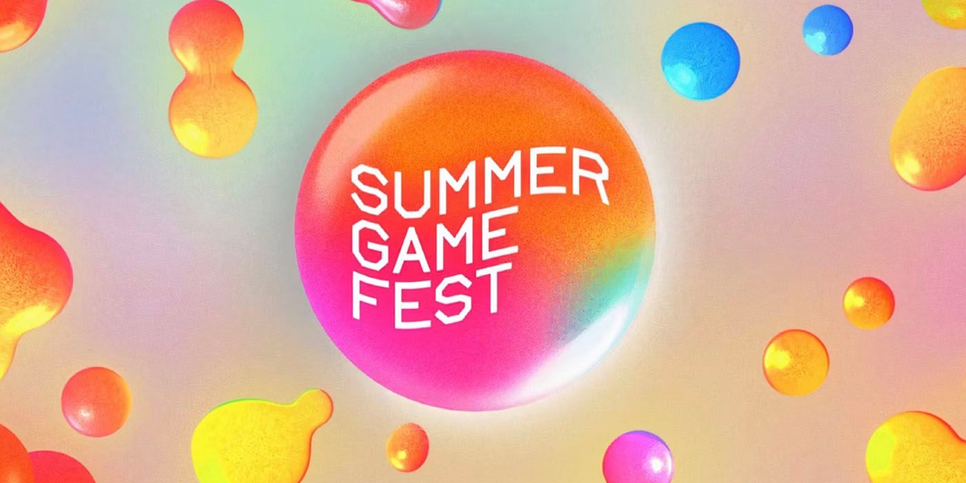 Summer Game Fest 2024 Logo surrounded by colorful blobs.