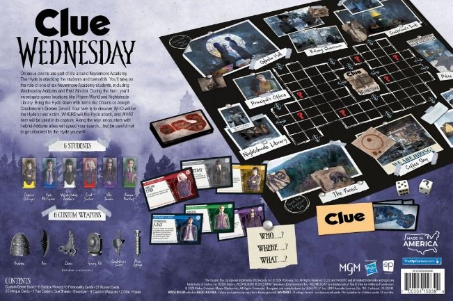 Netflix's Wednesday Gets its Own Board Game