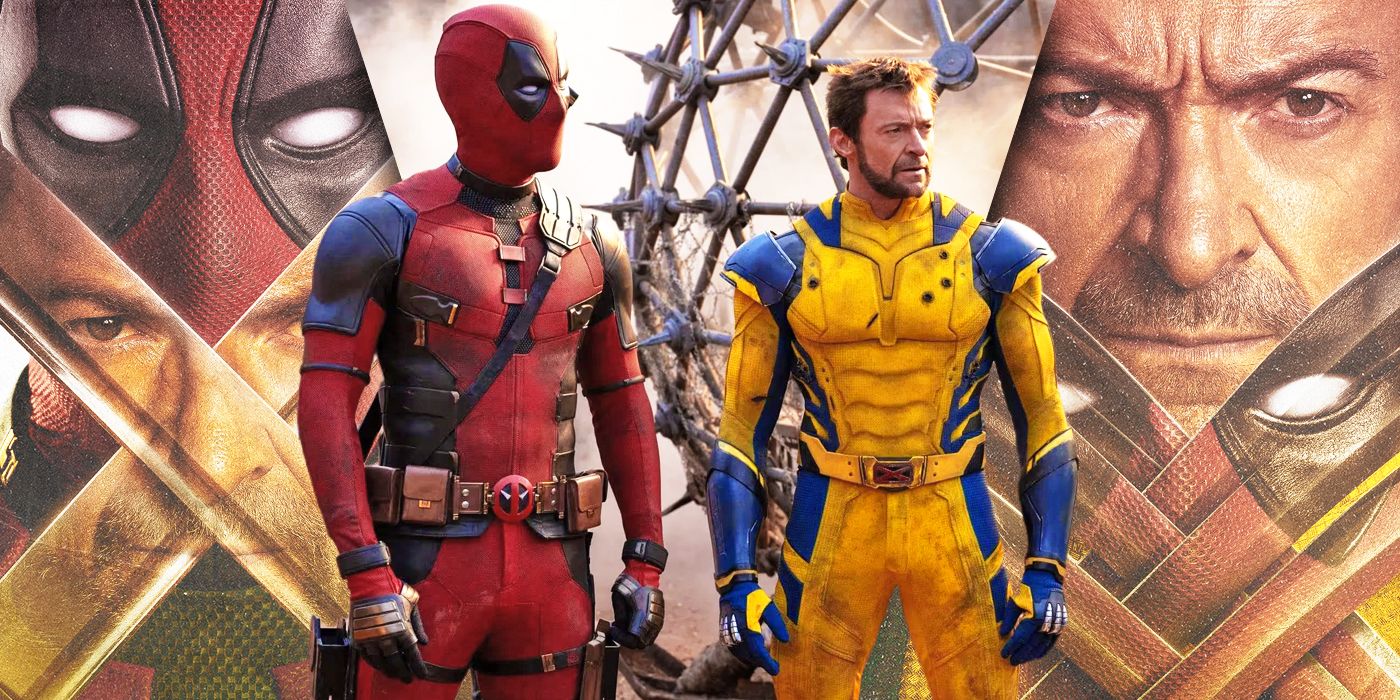 Split Images of Deadpool and Wolverine