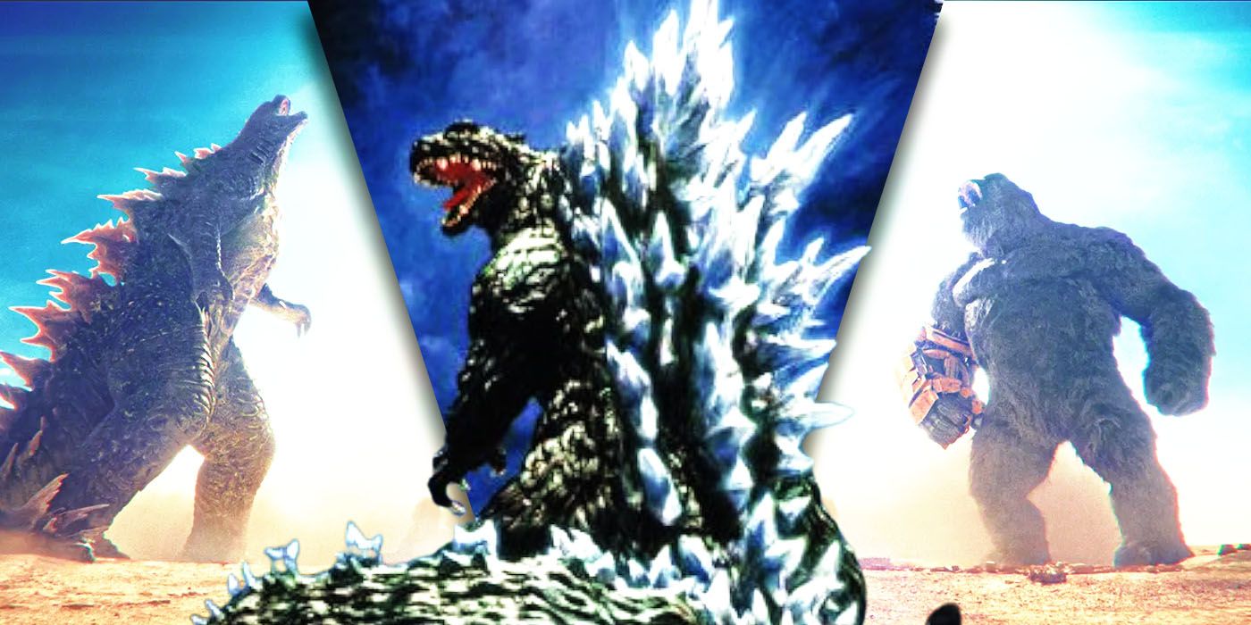 Split Images of Godzilla X Kong, and Final Wars