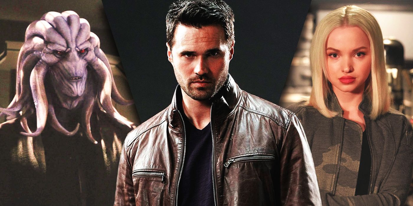 Split Images of HIVE, Grant Ward and Ruby Hale
