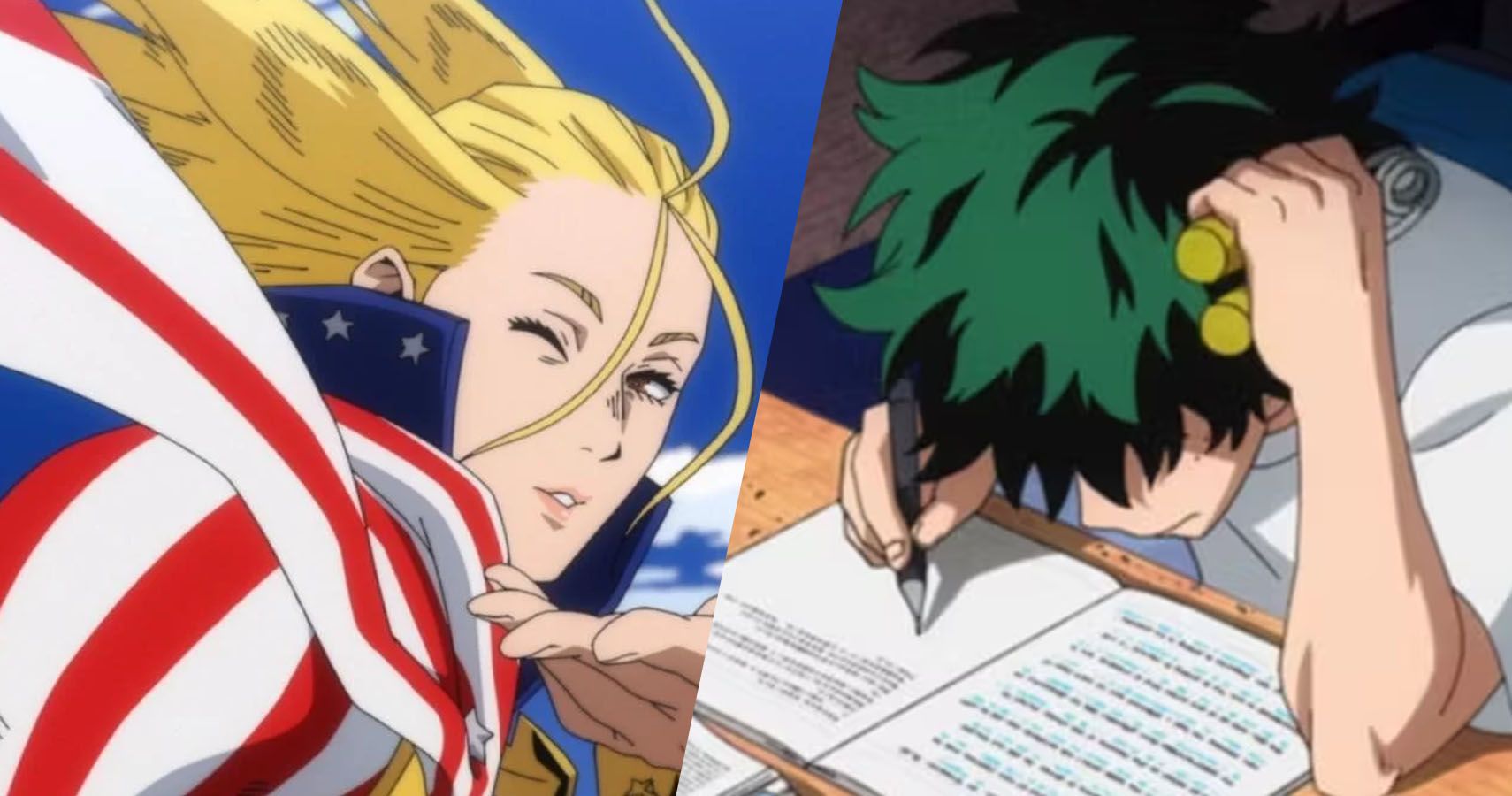 Star and Stripes with Deku from MHA Season 7 Episode 1