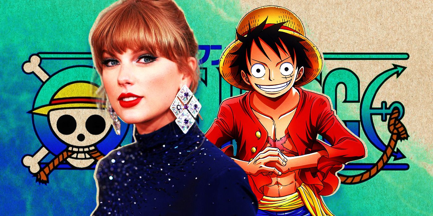 One Piece's Luffy and Taylor Swift