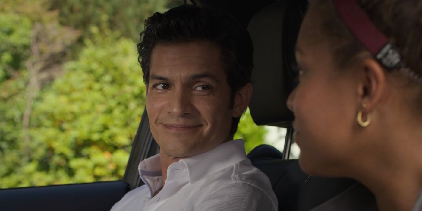 Neil Melendez and Claire Browne in the car on The Good Doctor