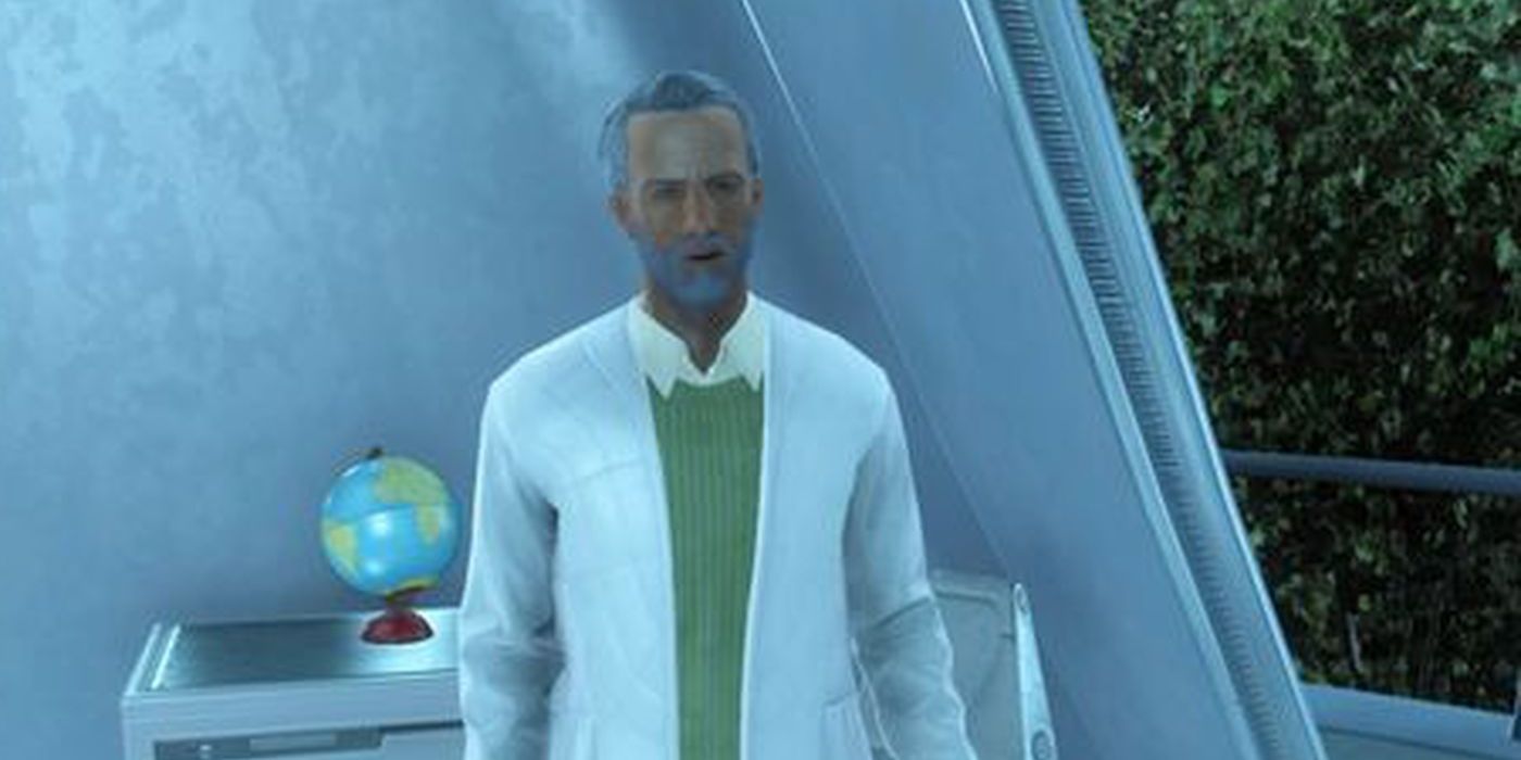 The father talking to the player in Fallout.