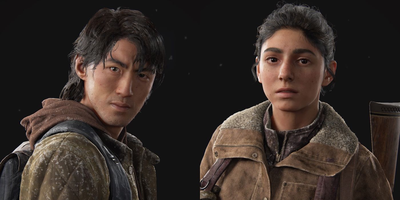 Jesse and Dina from The Last of Us Part II