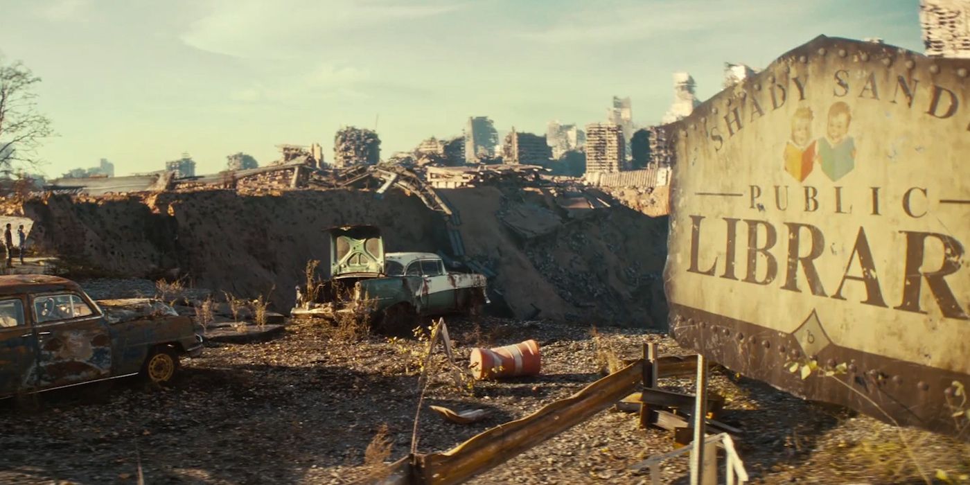 The ruins of Shady Sands in Fallout (2024)