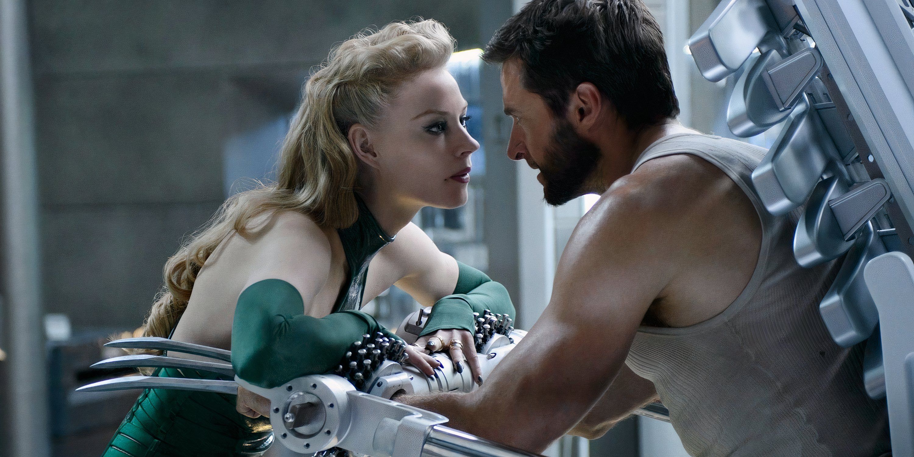 Madame Viper restrains Logan in The Wolverine