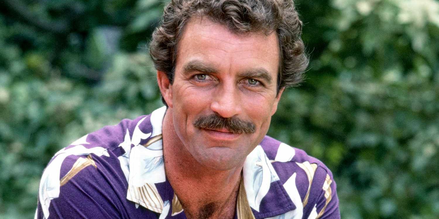 Tom Selleck as Magnum in the hit television series, Magnum, P.I.