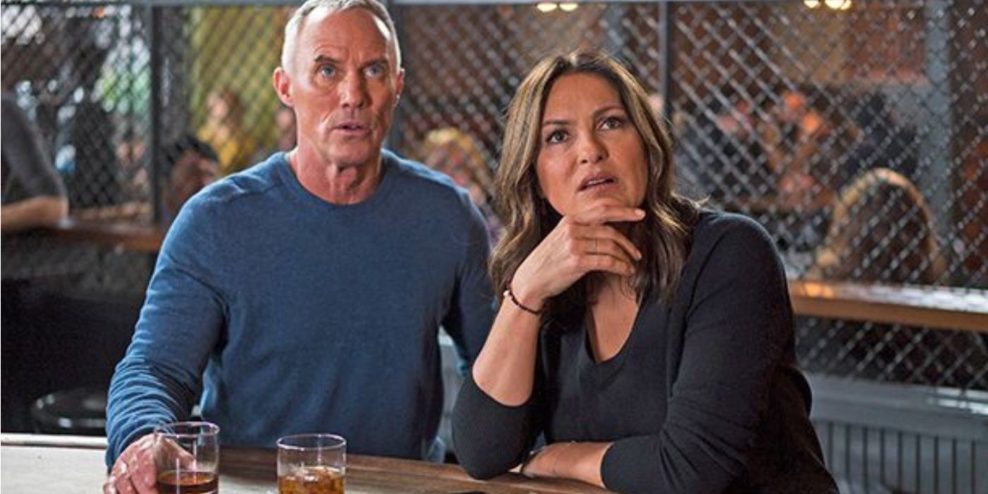 Tucker and Olivia at a Bar in SVU