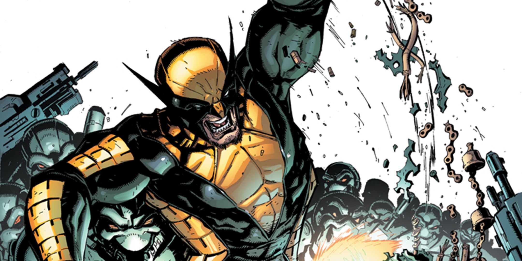 Wolverine wearing armor