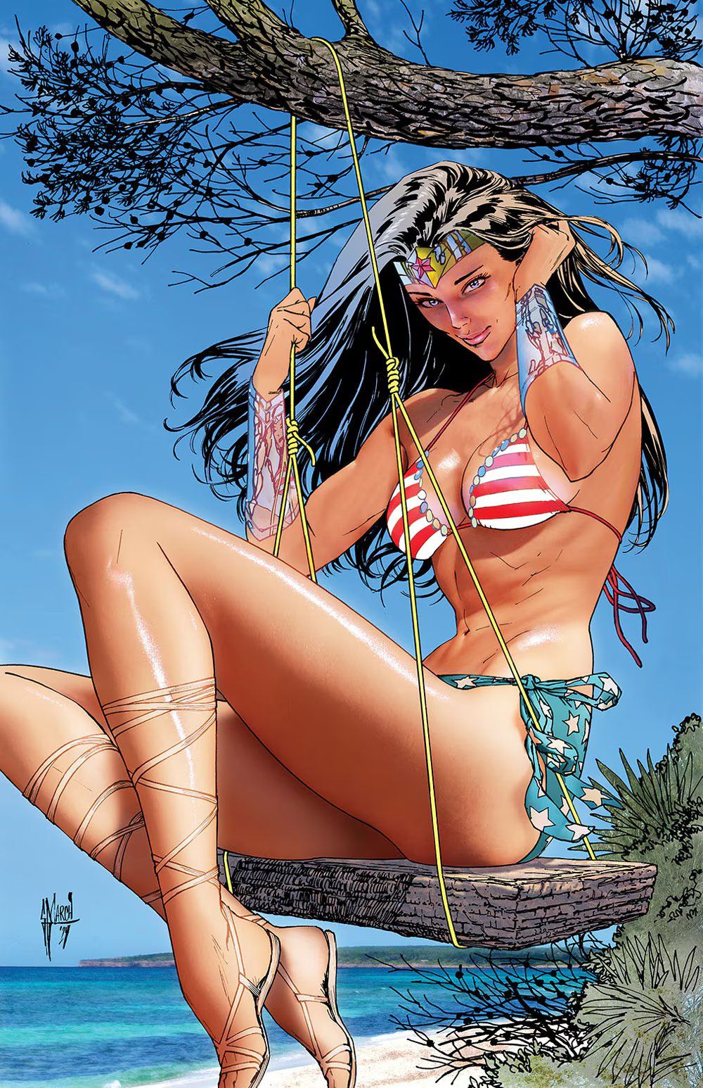 Wonder Woman, Superman and More DC Icons Show Off Their Swimsuits