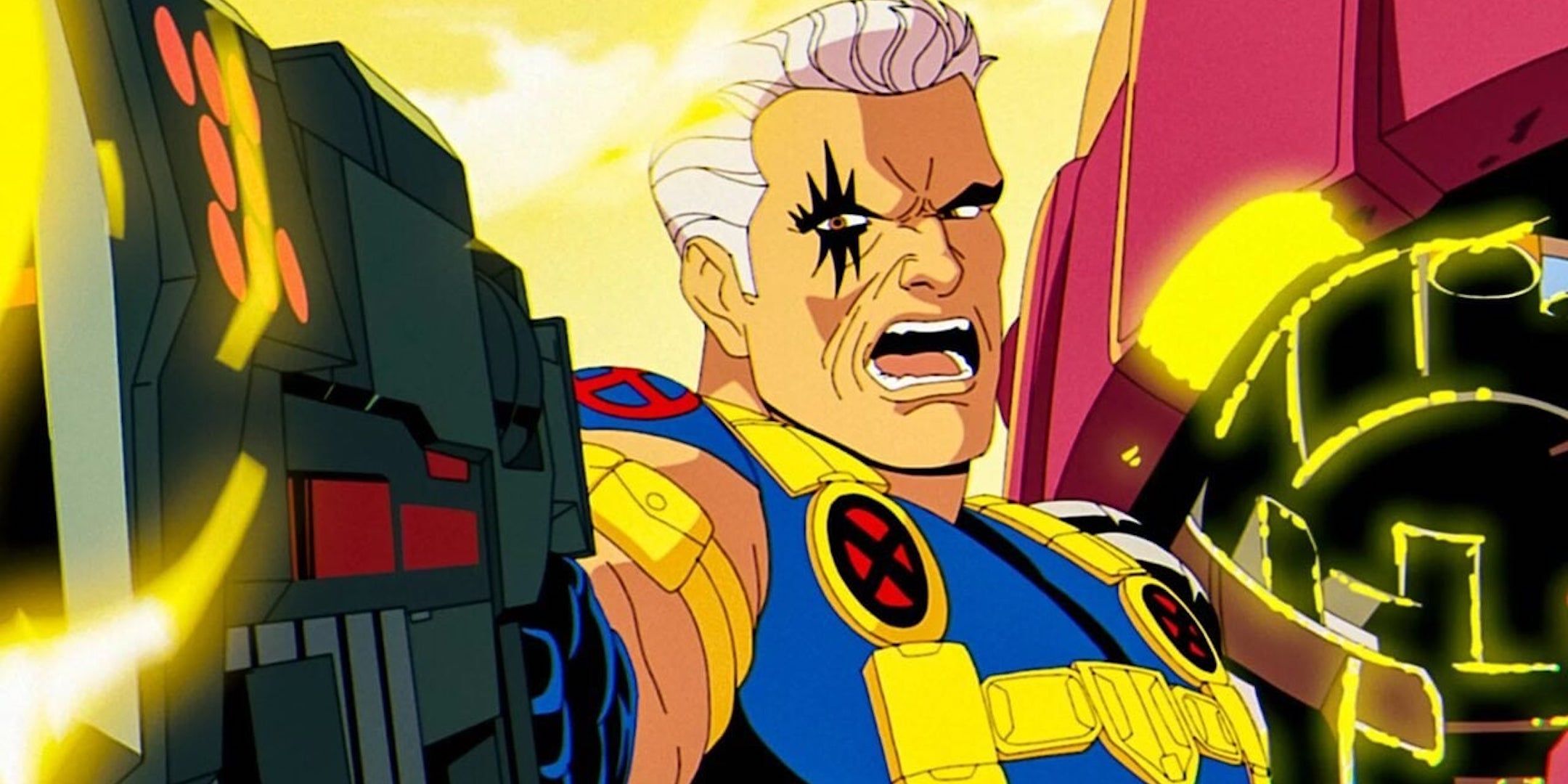 Cable holds a gun in X-Men '97