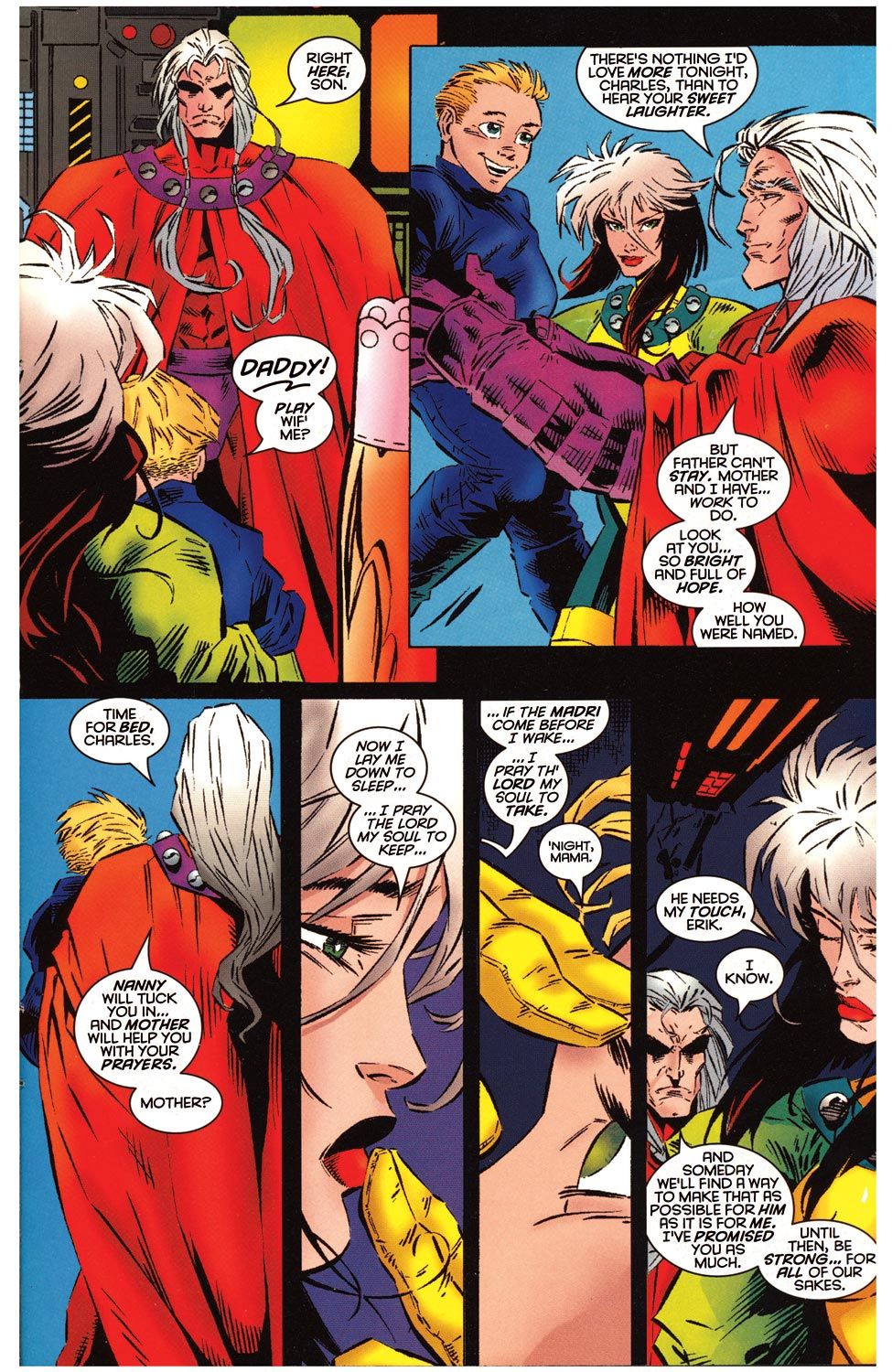 Когда они установили, что Магнето может коснуться Роуга в комиксах о Людях Икс?
