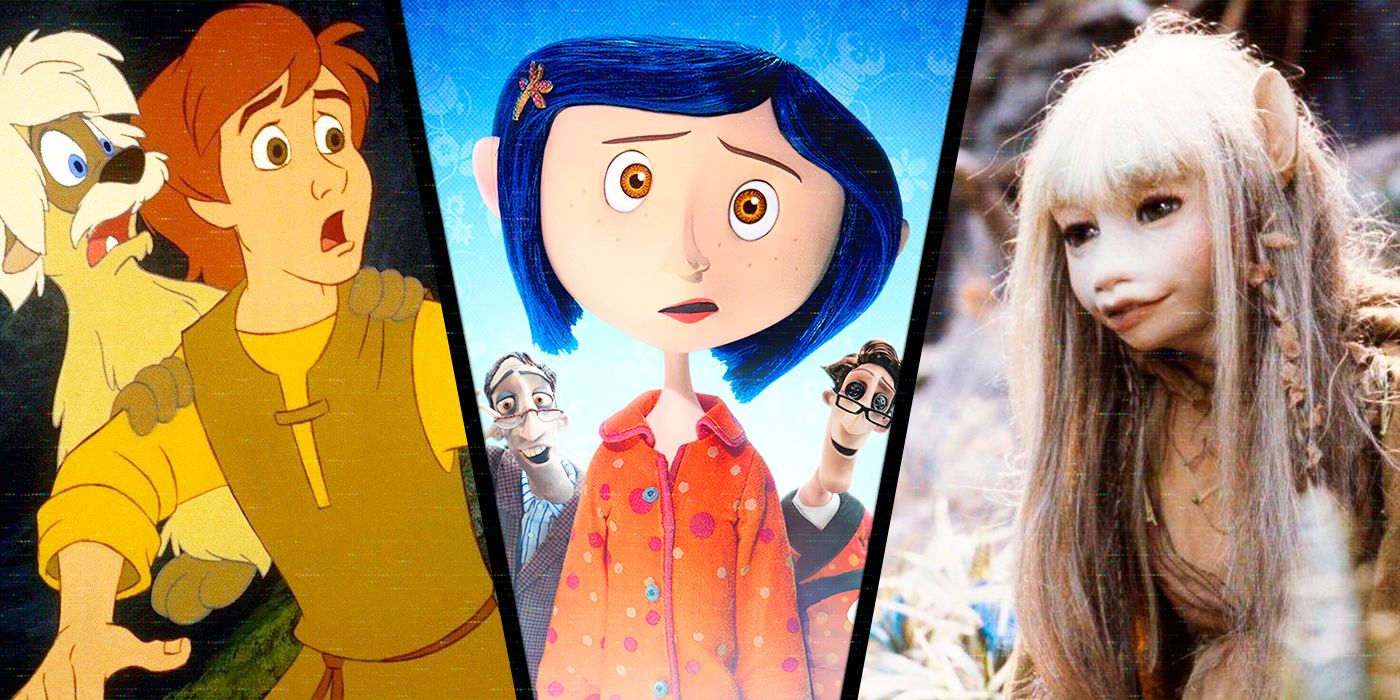 Coraline, The Dark Crystal and The Black Cauldron