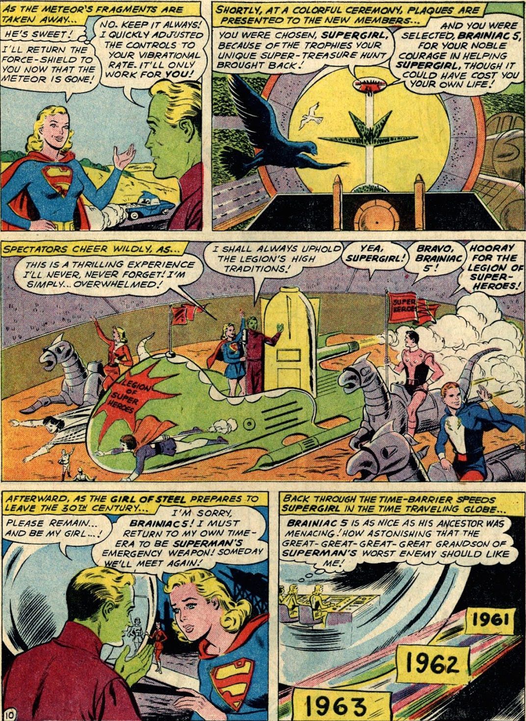 Легион супергероев: сложное романтическое прошлое Brainiac 5