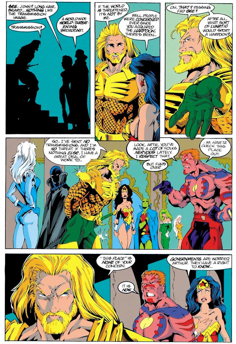 Aquaman's Strange Justice League Turnabout