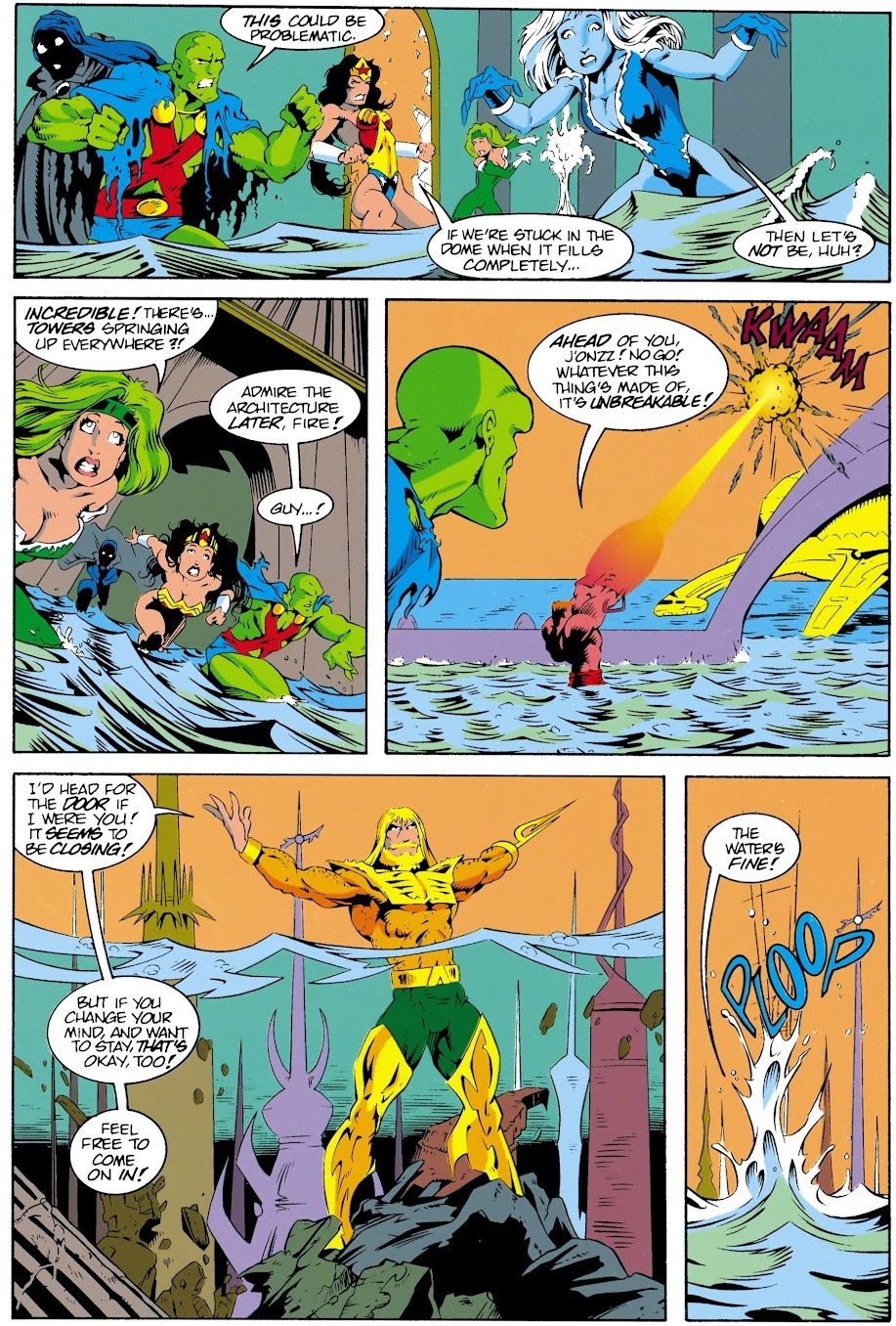 Aquaman's Strange Justice League Turnabout